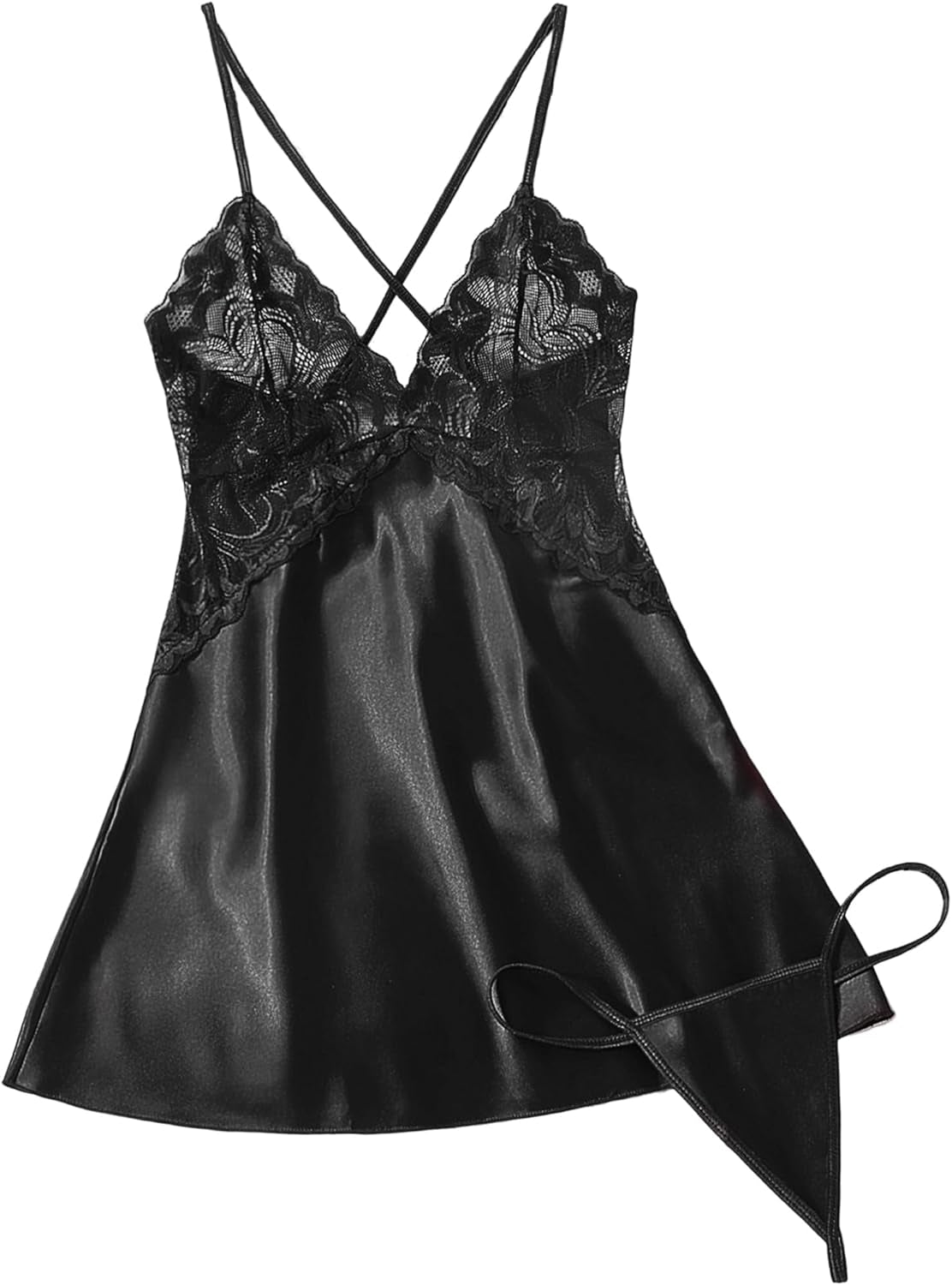 The Celeste Satin Chemise