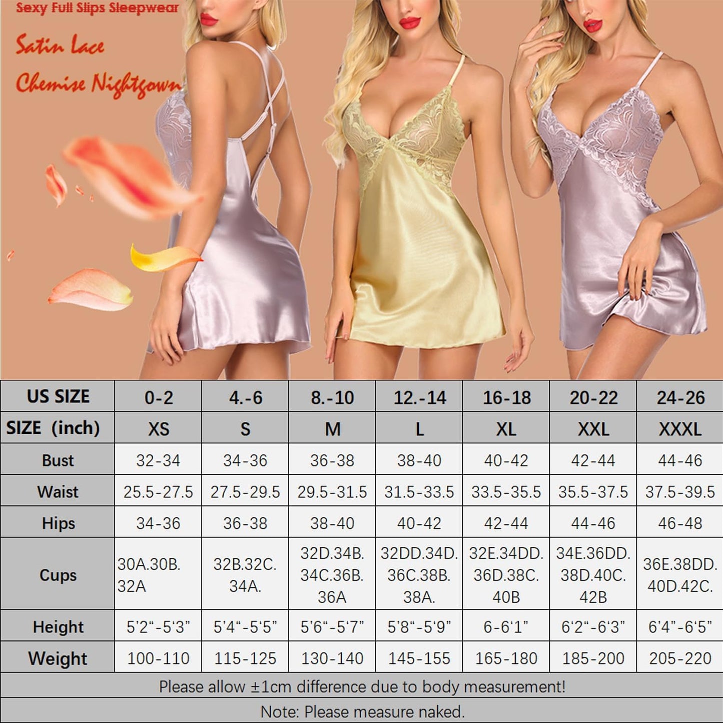 The Celeste Satin Chemise